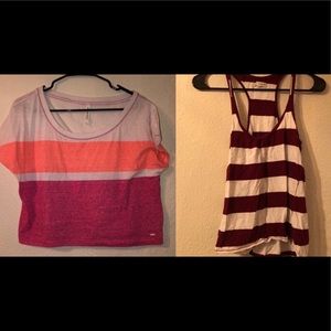 Aéropostale Tank Top and Crop Top Bundle
